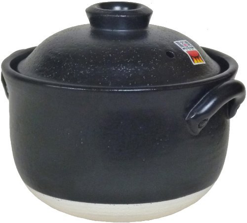 【 昔ながらの ごはん鍋 】 炊飯土鍋 二重蓋 四日市ばんこ焼(日本製) 【 本格派 ４合炊 】