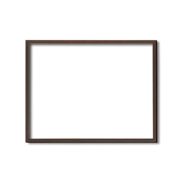 デッサン額縁 額 フレーム ( 半切サイズ 545×424mm ) ブラウン 壁掛けひも付き 化粧箱入り 5767