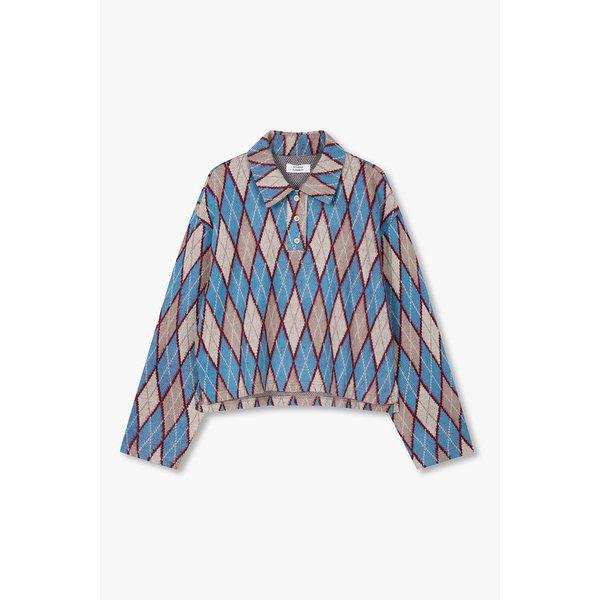 カラフルアーガイルカラーTシャツ9105422202051