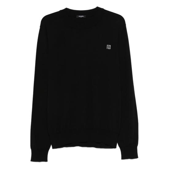 BALMAIN Men Tops GH1KD000 KJ53 EQU BLACK
