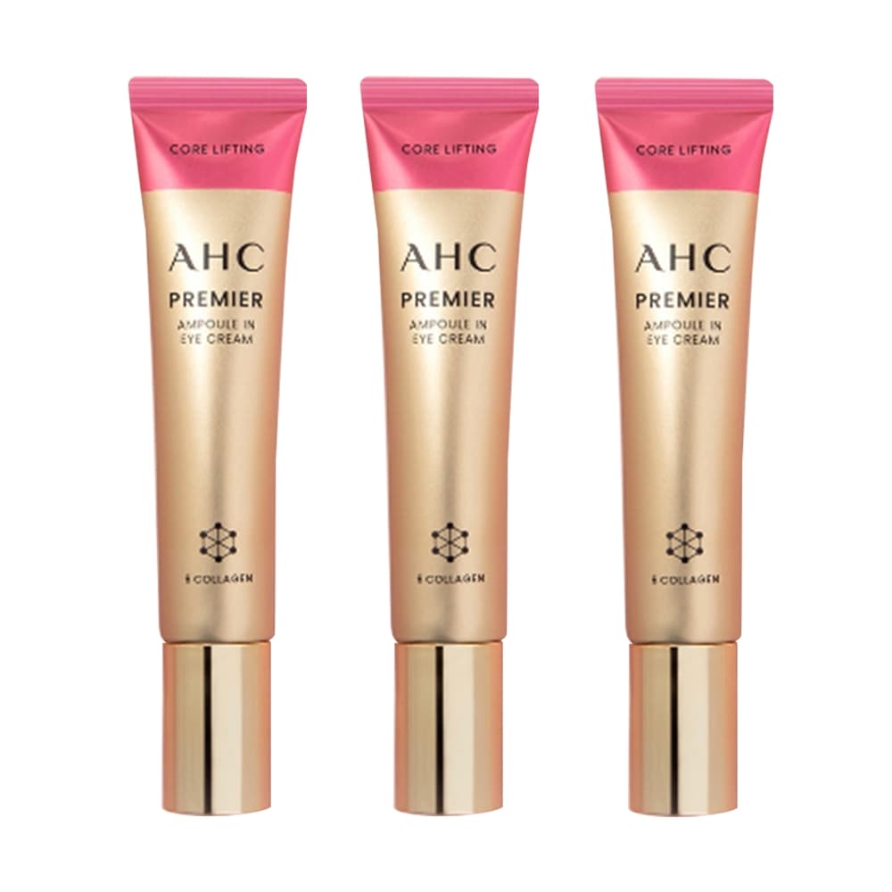 最新賞 AHCアイクリームシーズン12プレミアアンプルインコアリフティング40ml-3個+体験分