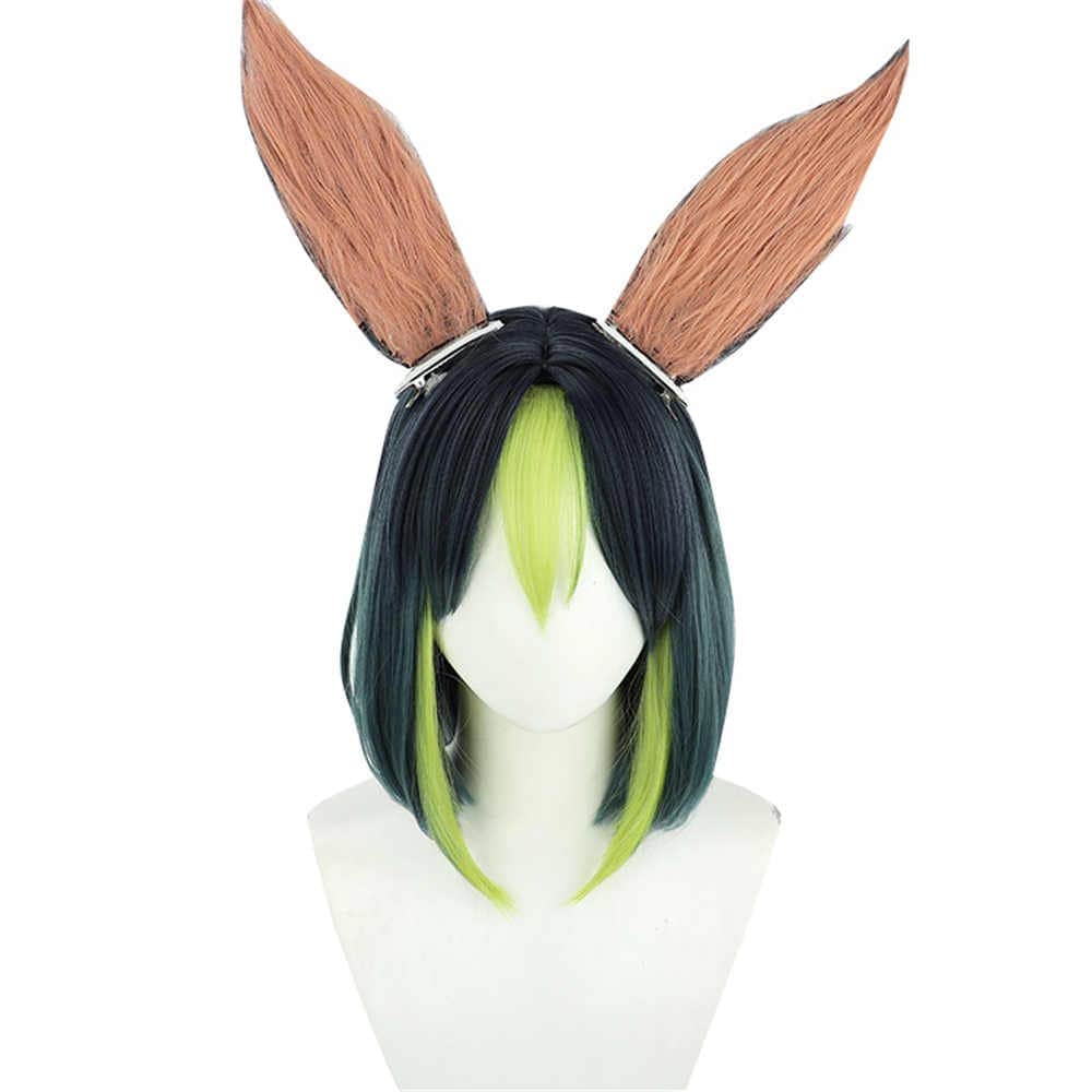 原神(げんしん)　ティナリ(Tighnari)　コスプレウィッグ