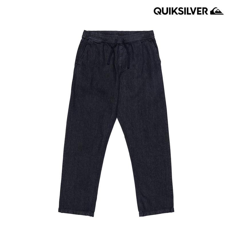 男性バンディングブラックデニム TAXER REGULAR DENIM PANT (QF31LP028)