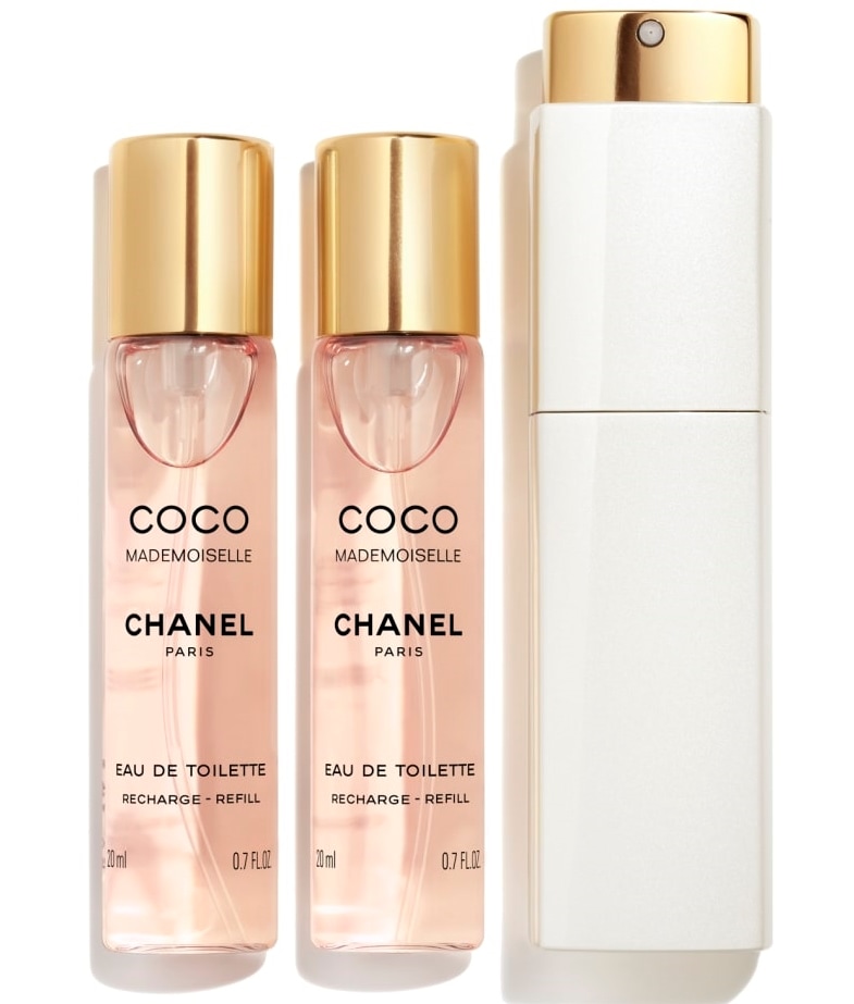 シャネル ココマドモアゼル オードゥ トワレット ツィスト＆スプレイ　CHANEL ショップバッグ付 COCO MADEMOISELLE EDT TWIST AND SPRAY 20ml/3