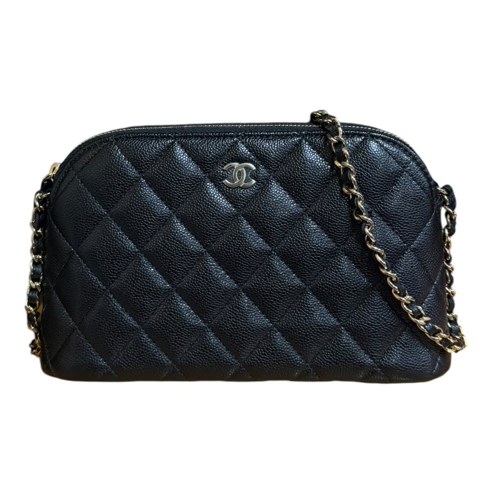 シャネル マトラッセ ショルダーバッグ キャビアスキン AP4016 ブラック CHANEL 中古 美品 269,775円
