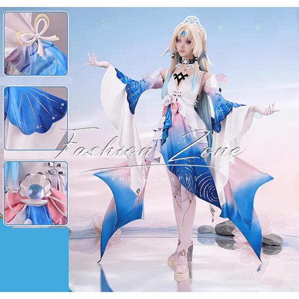 崩壊：スターレイル 風 パール Pearl コスプレ衣装 ウィッグ cosplay ハロウィン 演出服 変装