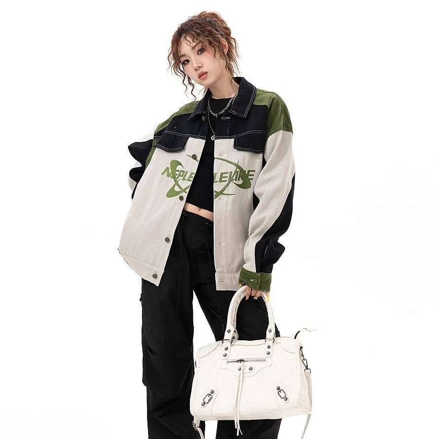 【急速出荷!】アメリカ風切替デザインジャケット