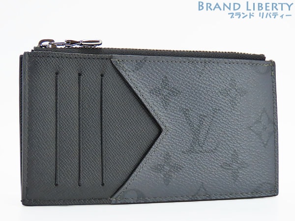 Louis Vuitton超美品ルイヴィトンタイガラマモノグラムエクリプスリバースカードケースパスケースコインケース小銭入れノワール