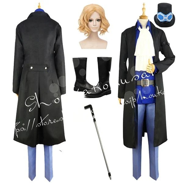子供用 大人用 海賊王 ワンピース サボ コスプレ衣装 ウィッグ コス コスチューム 演出服 仮装 変装