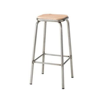 東谷 ハイスツール シルバー PC-67SV