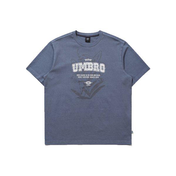 ハイウェイフラワーダイイング半袖Tシャツ UR221CRS45BRS