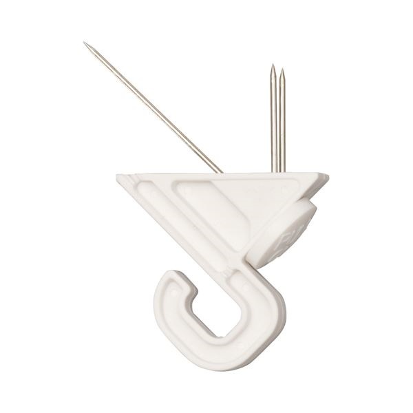 （まとめ）ポップワン フックマスター 耐荷重2kg 白 17867 1パック（5個） [x30]