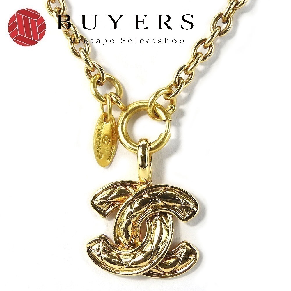 中古 ネックレス ココマーク メタル ゴールド GP メッキ アクセサリー レディース 女性