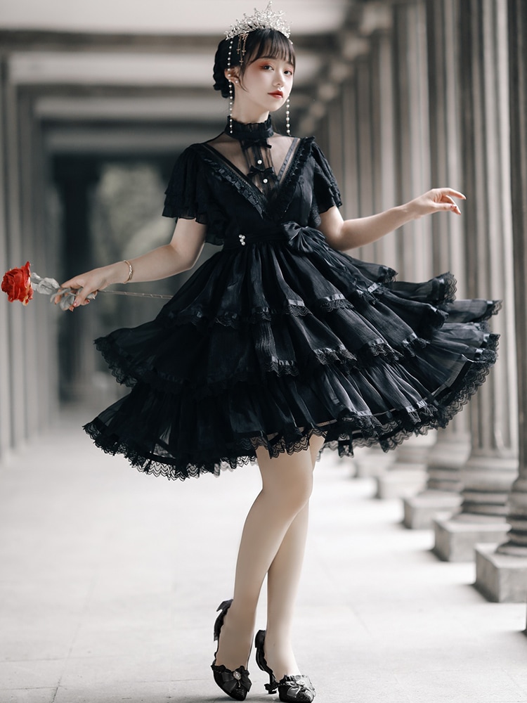 【激安本日限定】ロリータ ワンピースロリータ ハロウィン 衣装 プリンセスドレス 彰化衛 ゴージャス クラ エレガント ロリータ スカート
