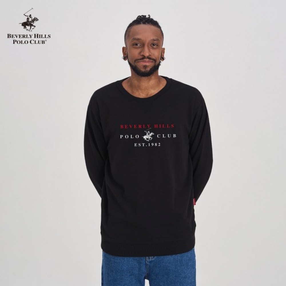 (ビバリーヒルズポロクラブ) ワンポイントスウェットシャツ