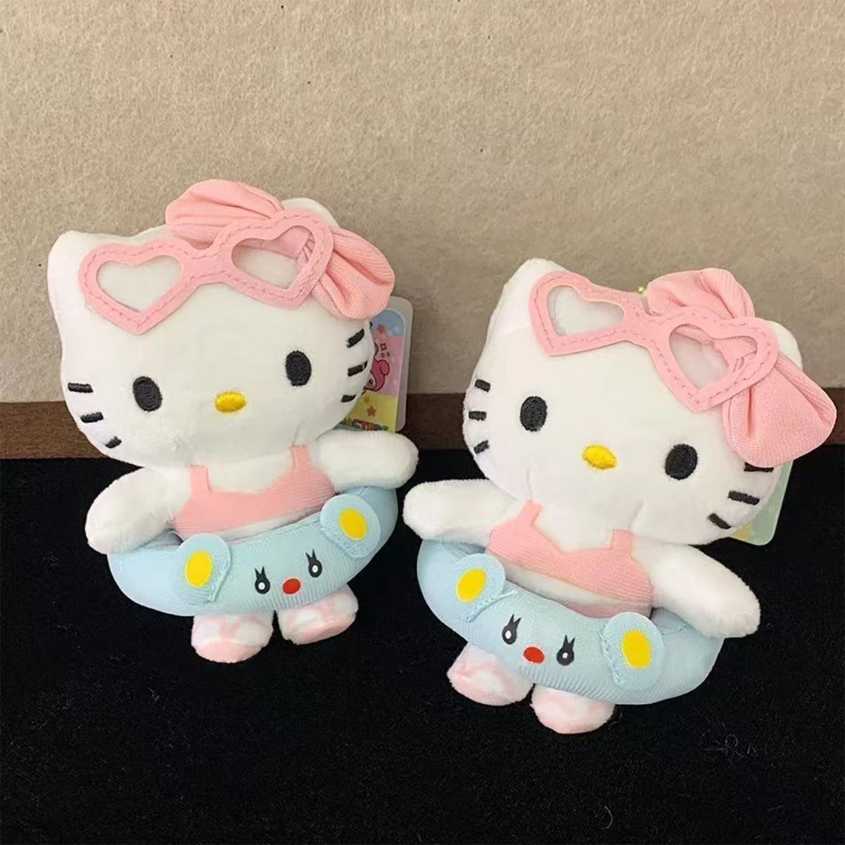 10個セット ぬいぐるみストラップかわいいキャラクターk猫キーホルダーかわいい乙女心ランドセルストラップt