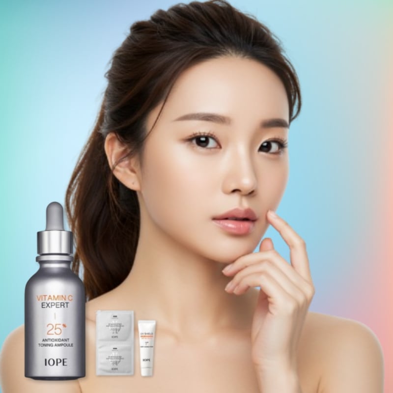 ビタミンCエキスパート25% 抗酸化トーニングアンプル23ml+ピルパッド1枚+サンアンプル10ml くすみ・毛穴を同時ケア 透明感 トーンアップ 紫外線対策 高濃度