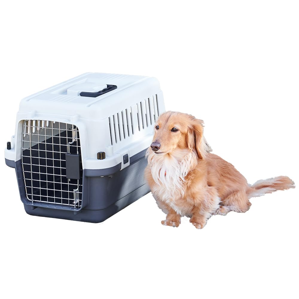 【OFT】 ペットケンネル ファーストクラス L50 【外寸】幅33.5×奥50.5×高33cm 本体重量(約)：2.2kg 犬 キャリー 猫 キャリー ペットキャリー ゲージ ハードキャリー 取っ手