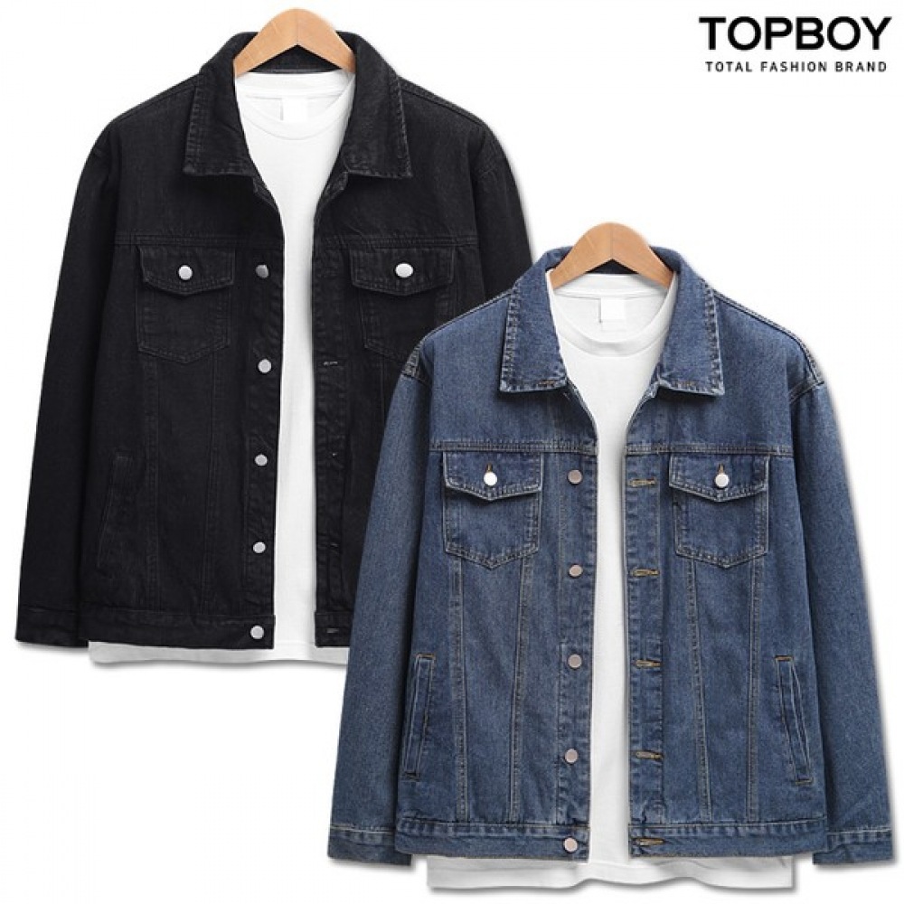 （トップボーイ）エコノオーバーフィットジーンズジャケット（GA002）