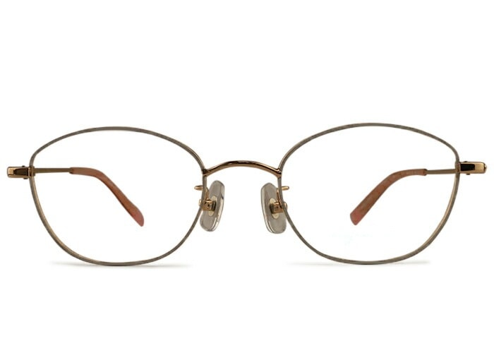 メガネ 50-0117 伊達 度付き レディース メタル 49ロ20 an2