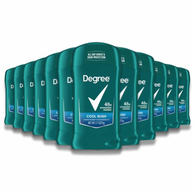 Degree Men Antiperspirant Deodorant Cool Rush 2.7 Oz - 12 Pack