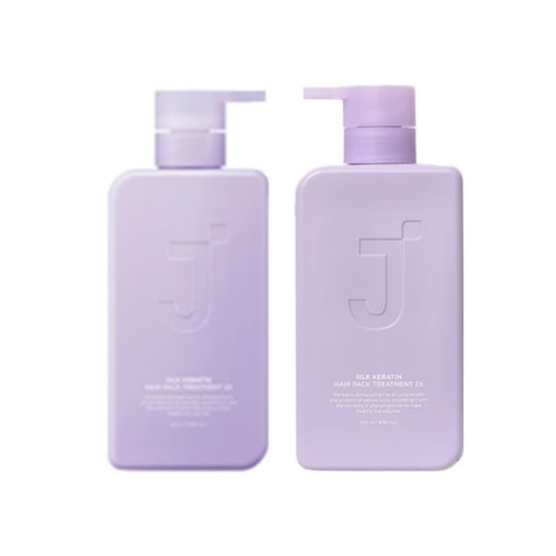 [NEW]J シルクケラチンヘアパックトリートメント 2X.500ml.1個+[NEW]J シルクケラチンシャンプー 2X.500ml