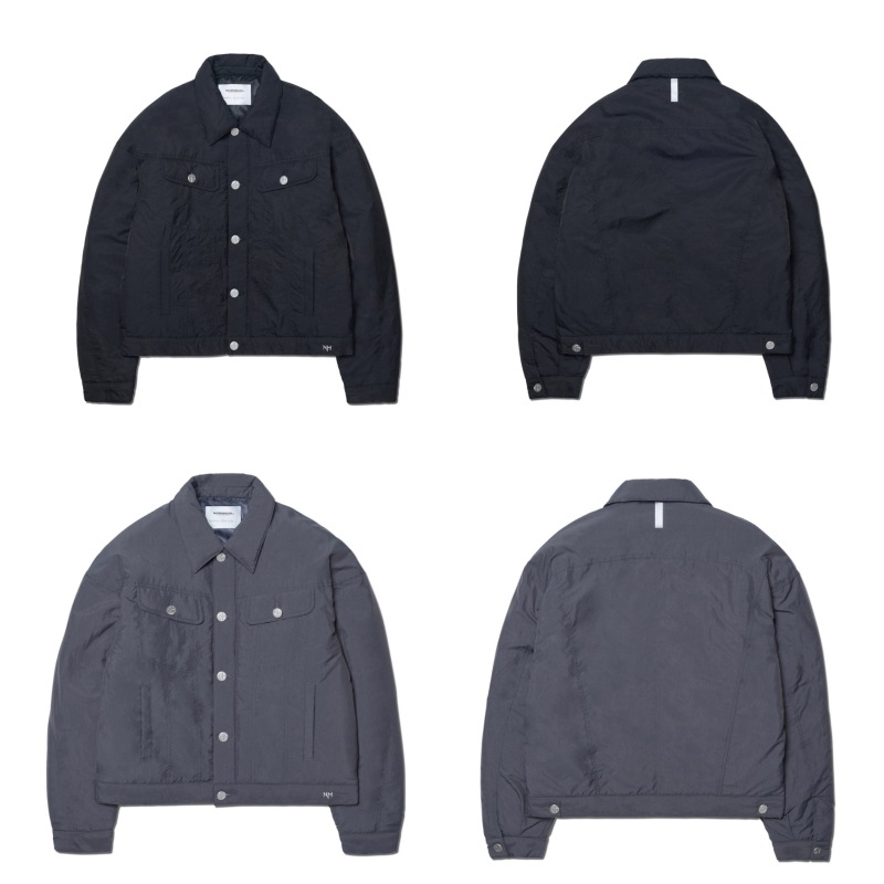 【NOMANUAL】 PADDED NYLON TRUCKER JACKET : 2COLORS 22,630円