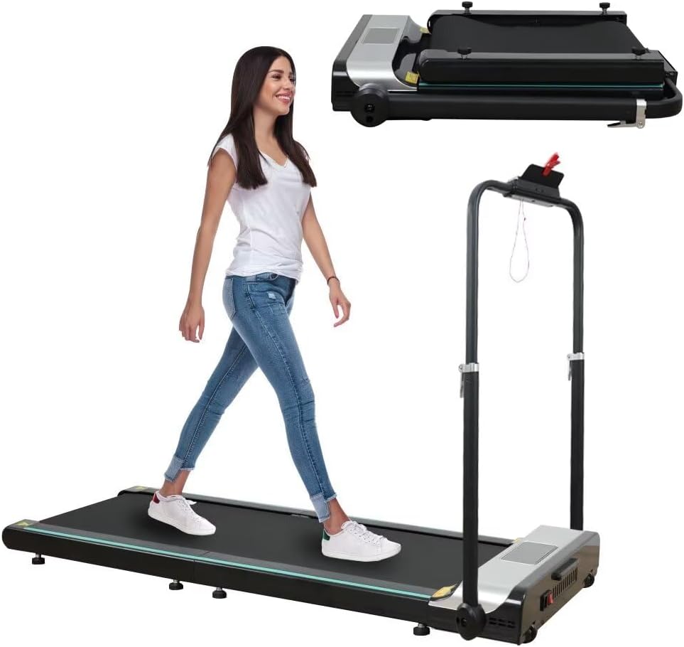 Twinbasto ランニングマシン 折りたたみ式 ルームランナー 家庭用 ウォーキングマシン 机の下 コンパクト 電動 ランニングマシーン 静音 ホームジム 日本語説明書付き ダイエット器具 本格的 44,499円