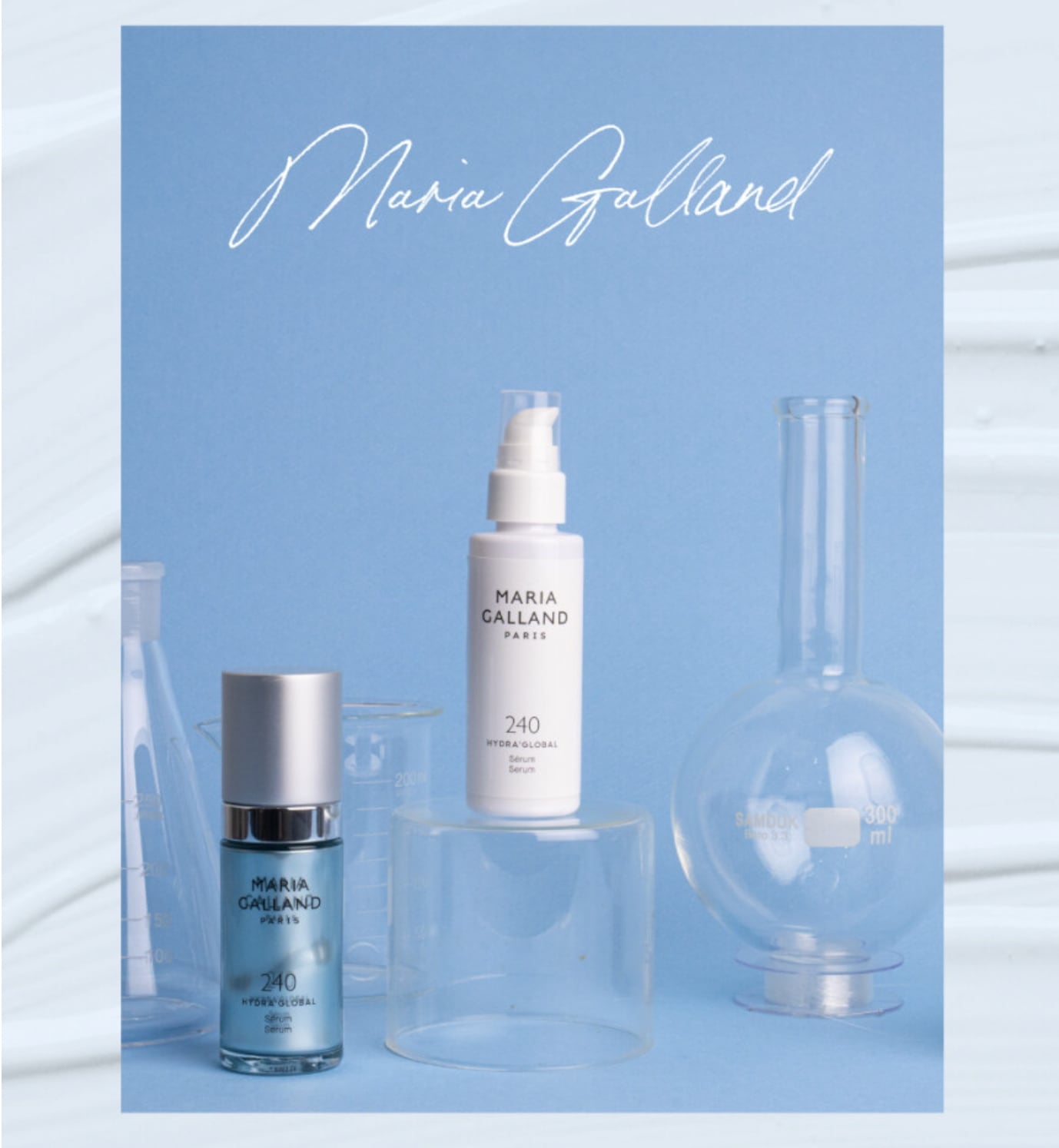 【フランスプレミアム化粧品】マリア ガラン イドラグローバル セラム 240 60ml+ マスクパックをプレゼント