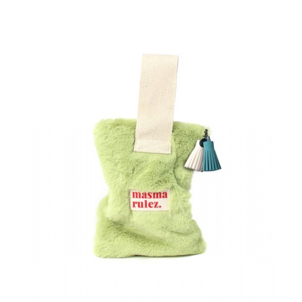 MASMARULEZ ストラップポーチ _ ボディイエローグリーン