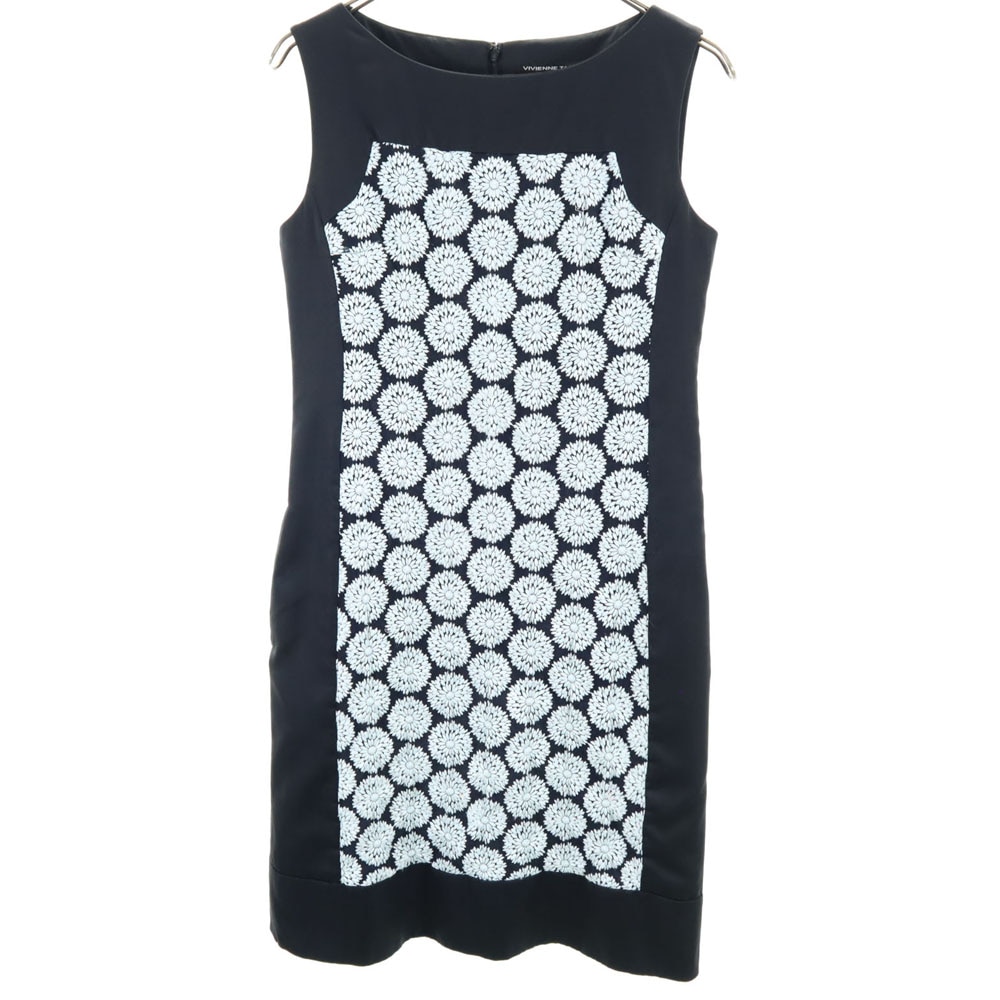 ノースリーブ ワンピース ブラック レディース