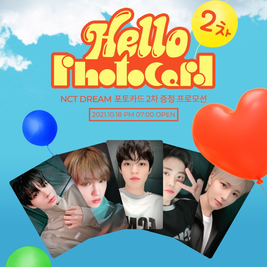 NCT Dream x FCMM 21 F/W PHOTOCARD FULL SET