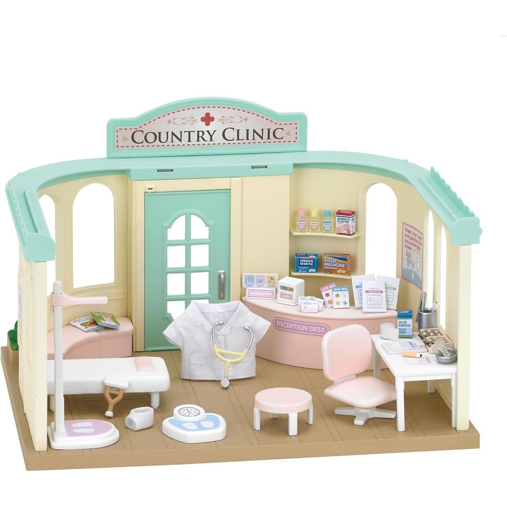 シルバニアファミリー お店 森のお医者さん H-12 STマーク認証 3歳以上 おもちゃ ドールハウス