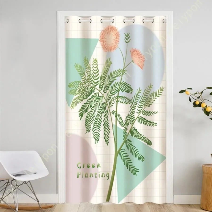 キャンペーン間仕切り カーテン リーフ のれん つっぱり式 おしゃれ 暖簾 ロング 間仕切り カーテン ドレープカーテン 遮光 断熱 遮熱 遮像 保温 目隠し のれん 蚊よけ