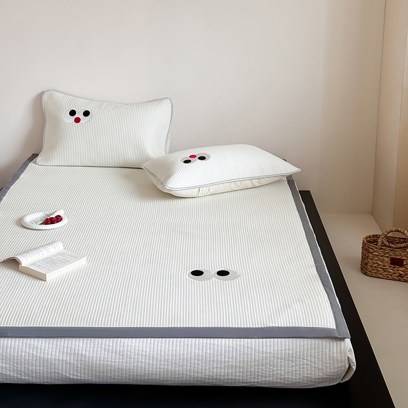 【急速出荷】A類母子級PE冷感ワッフルマット3枚セットアイスシルクベッド笠15 m 18エアコン席軟子 6,794円