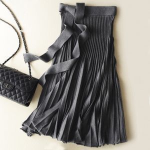 2色 スカート 春夏 きれいめ プリーツスカート ロング丈 無地 ウエストリボン プリーツ 色展開 ブラック グレー かわいい 大人可愛い きれいめ シンプル カジュアル 大人 上品 おしゃれ エレガ