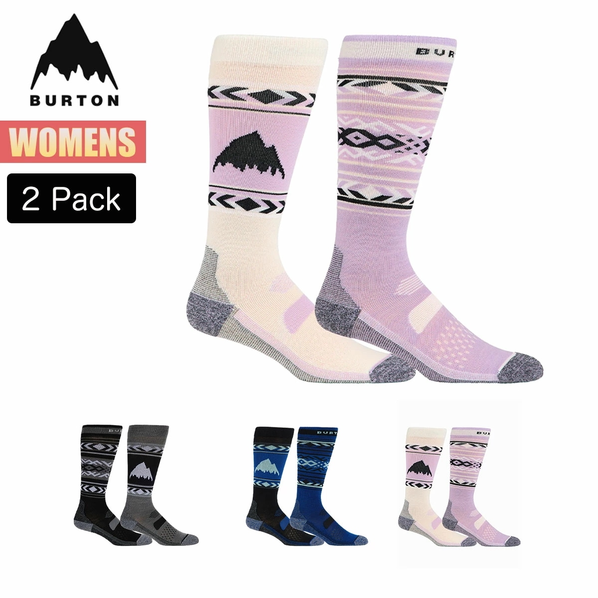 靴下 レディース 25-26 ウィメンズ パフォーマンス ライトウェイト ソックス 2パック W26JP-204931 スノーボードソックス 2足組 ウインターソックス 正規品