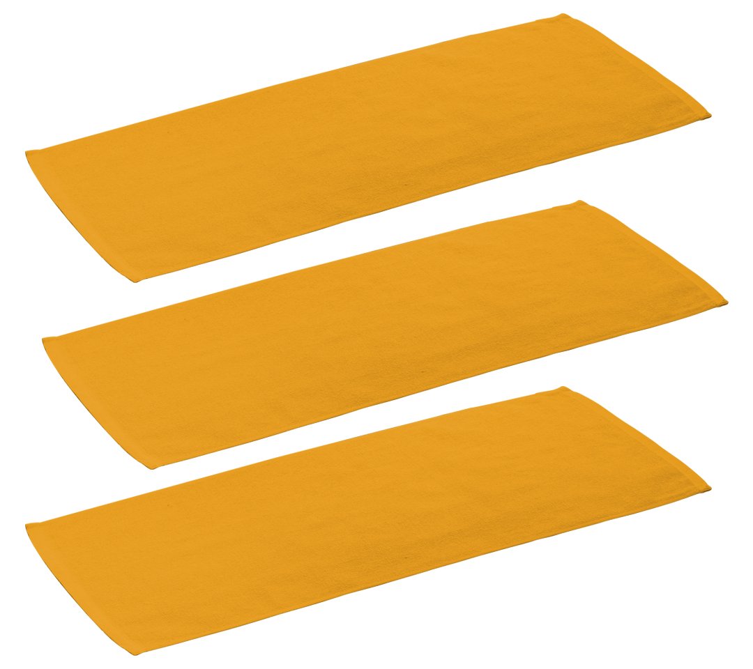 業務用 フェイスタオル(G) ゴールド 80枚入 80枚入り /7-1223-02