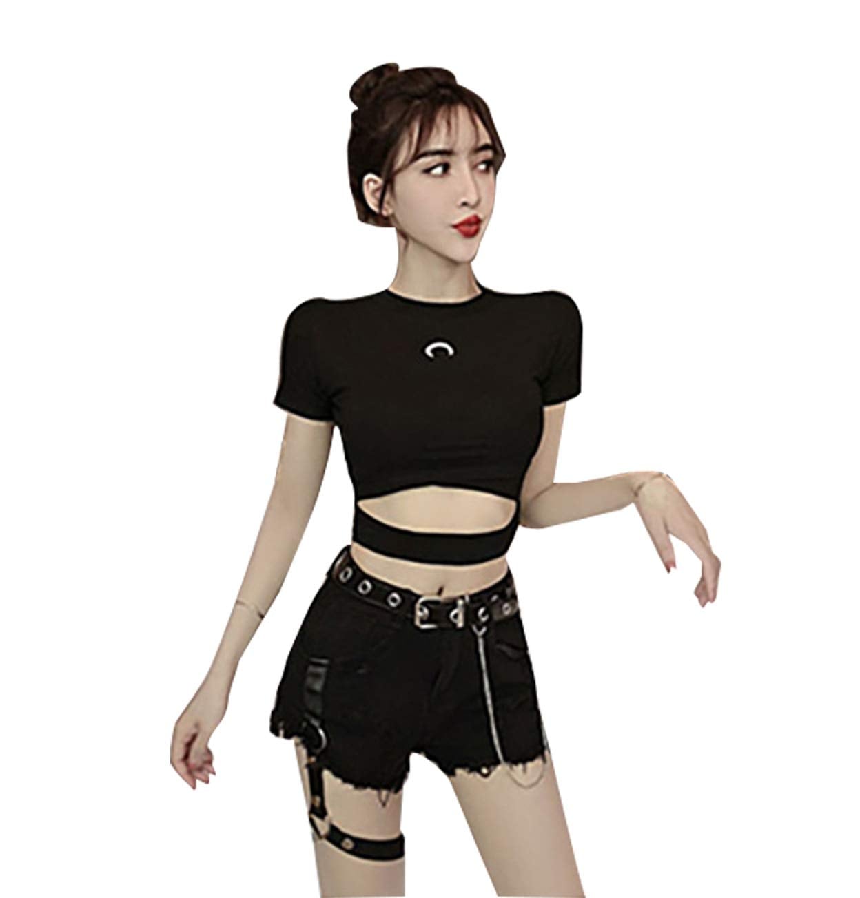 ゾシーフェックス ダンス衣装 レディース キラキラ セット ダンスウェア DS演出服 ジャズダンス ヒップホップ チアガール衣装 コスプレ イベント韓流女子団体 レッスン着 セ