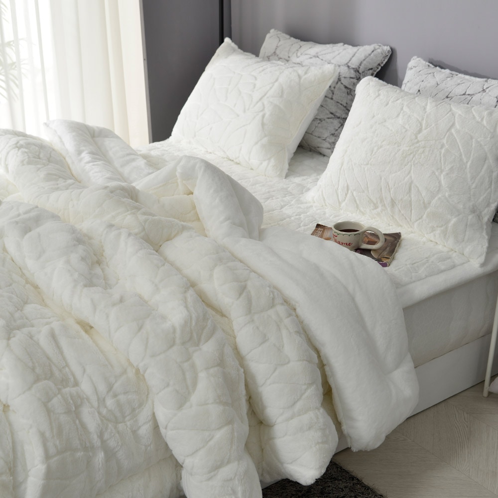 韓国生産]着番アウト 10mm 冬 極細糸 薄綿入布団 スーパーシングルセット/布団*枕/アイボリー/ 160*205サイズ