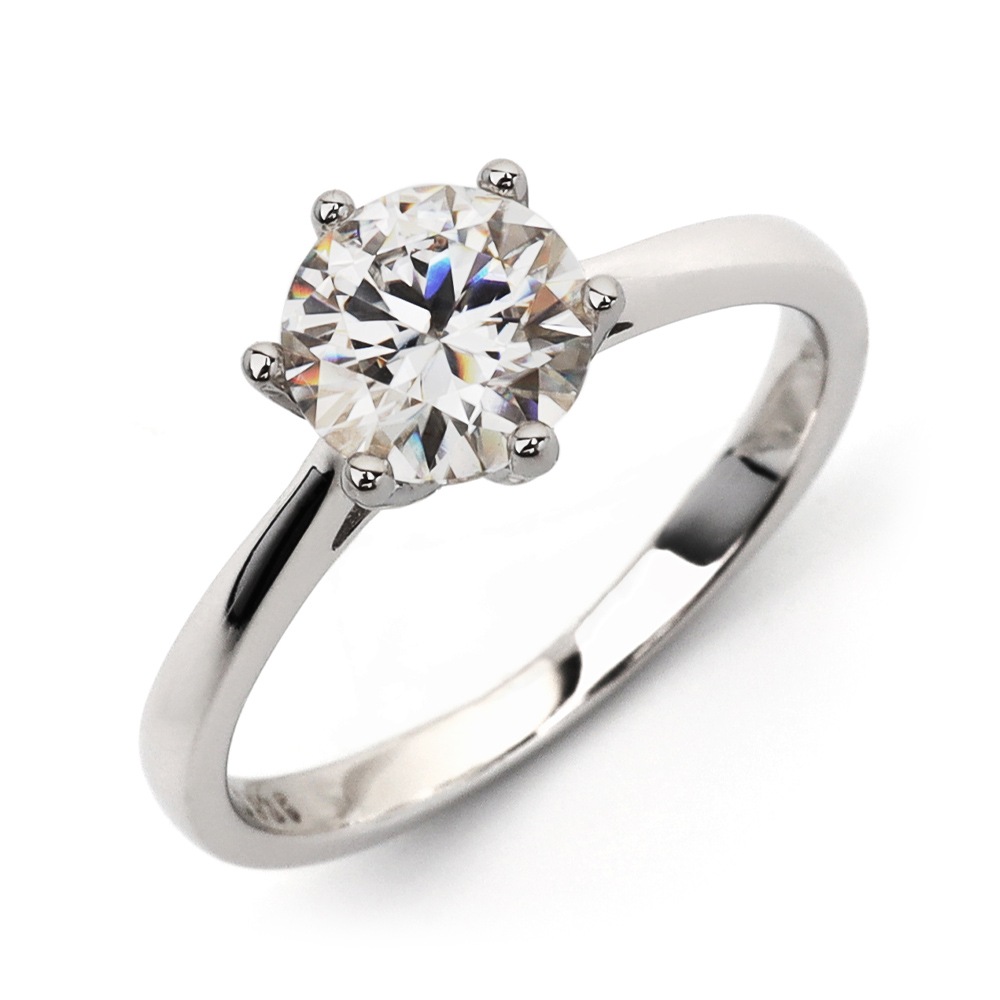 モアサナイト 925リング 1.0ct [cr467-10ct]