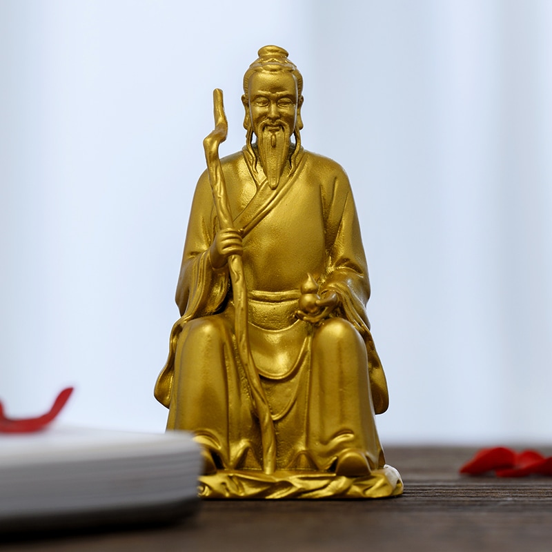 孫思邈 仏像 金色の輝く長寿との象徴贈り物やスピリチュアル空間に適