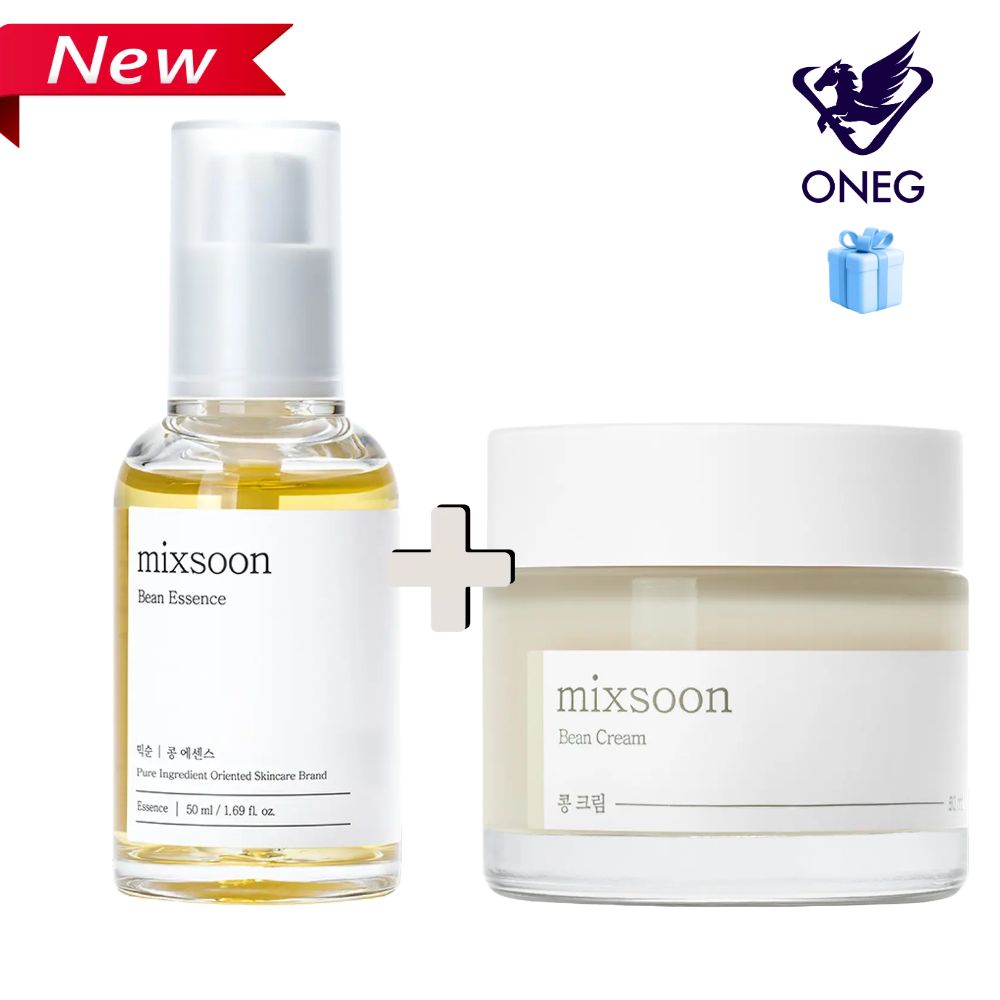 【発酵豆の輝き 2種企画セット】豆エッセンス 50ml＋豆クリーム 50ml／美容液／韓国クリーム／高保湿／栄養／濃厚 発酵豆クリーム／肌のハリ／ツヤ