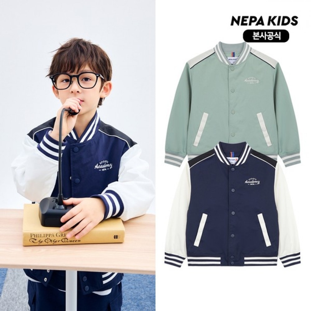 [ネパキッズ] ネパキッズ/ヘッドセット KL10601 バーシティボンバージャケット