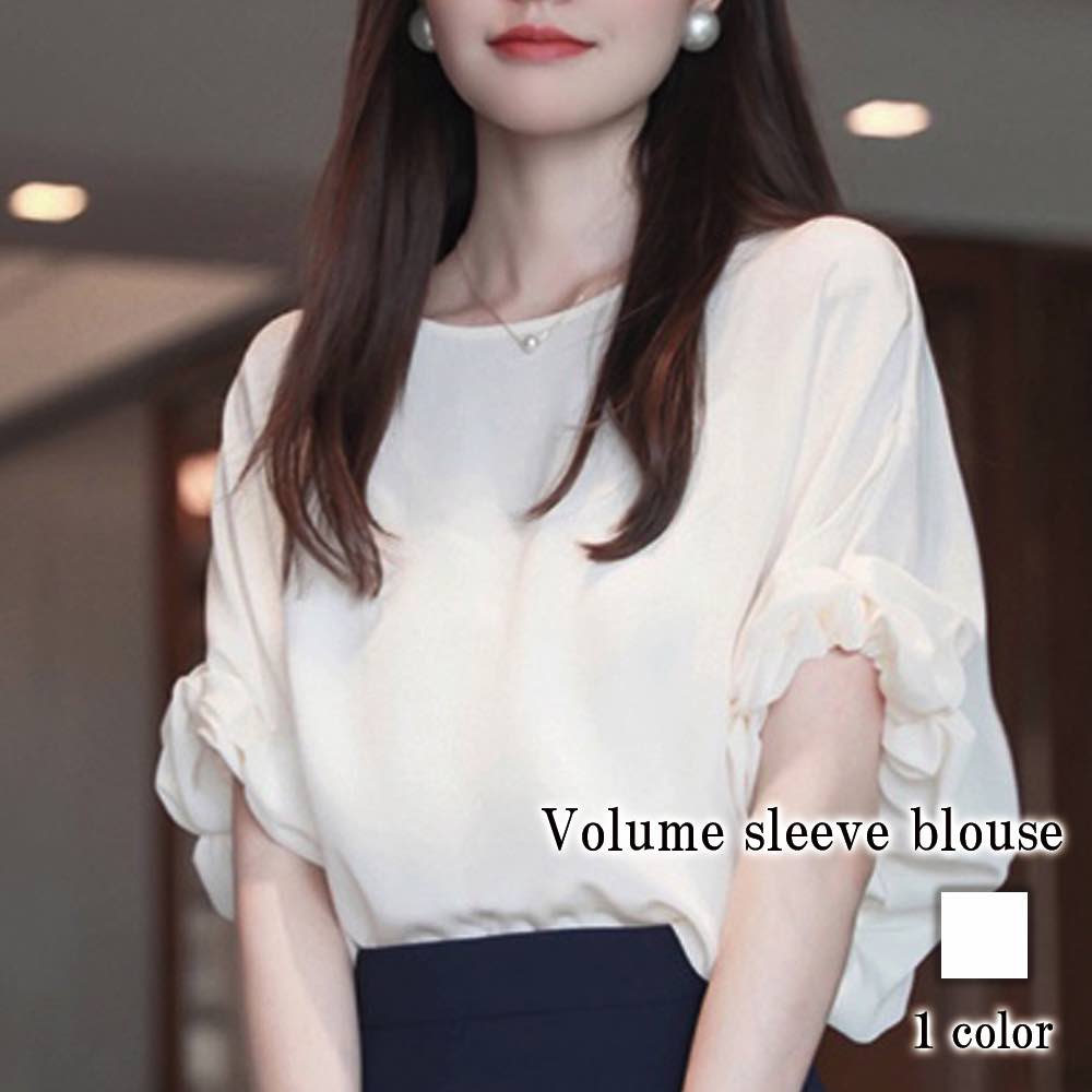 Tシャツ レディース ボリューム袖ブラウス 涼しい 40代 スポーツ シャツ トレーナー カットソー かわいい 夏 コーデ カジュアル ロング ティーシャツ ゆったり 大人 おしゃれ 薄手 ブランド