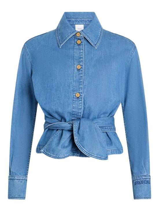 PATOU Women Shirts BL0620224 640B HERITAGE BLUE WASH