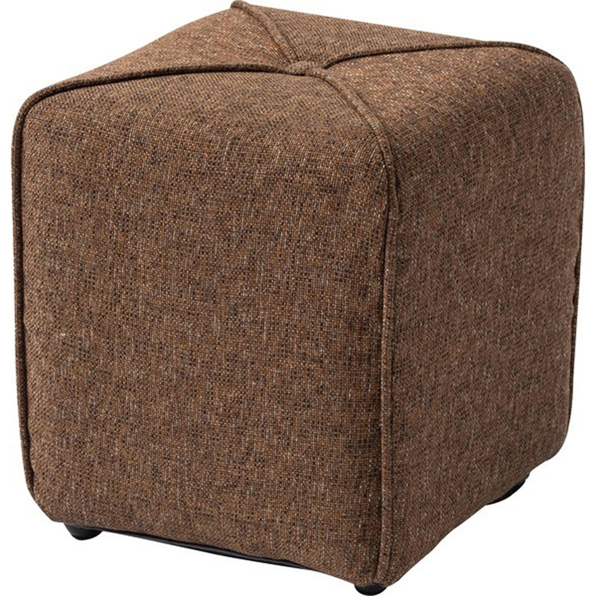 ミニスツール NS-505 スツール 椅子 簡易椅子 来客 コンパクト 小さい 脚付き かわいい おしゃれ ブラウン アイボリー グレー オレンジ ファブリック いす 玄関 リビング カフェ ショップ