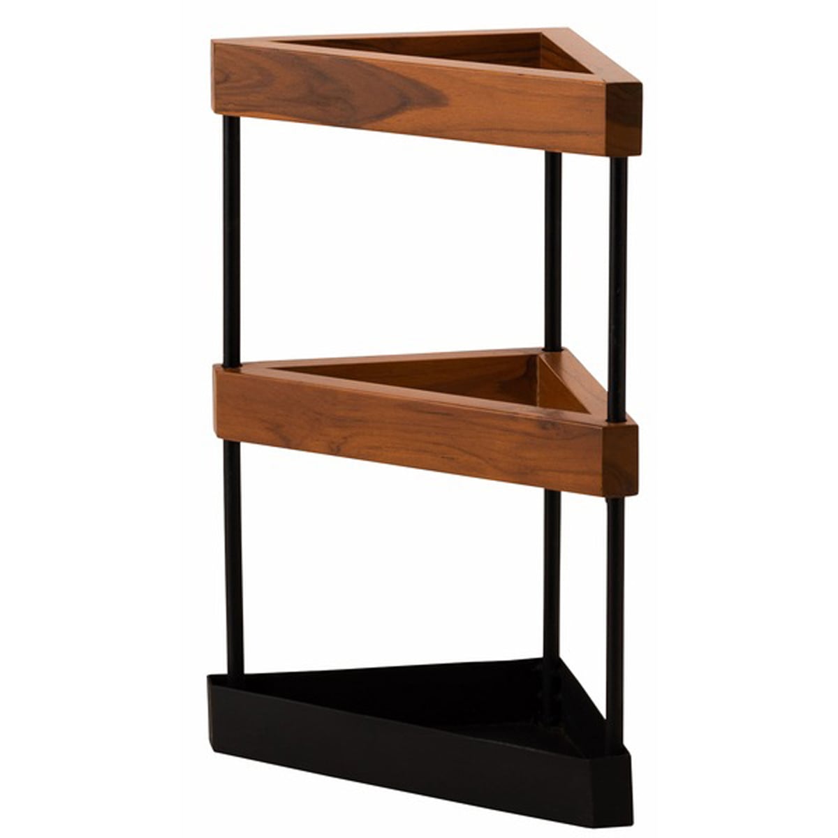 傘立て GUY-826BR スリム おしゃれ スチール 天然木 木製 ブラック ブラウン 三角形 トライアングル シンプル モダン 傘置き 収納 アンブレラスタンド アイアン コンパクト デッドスペー 6,649円