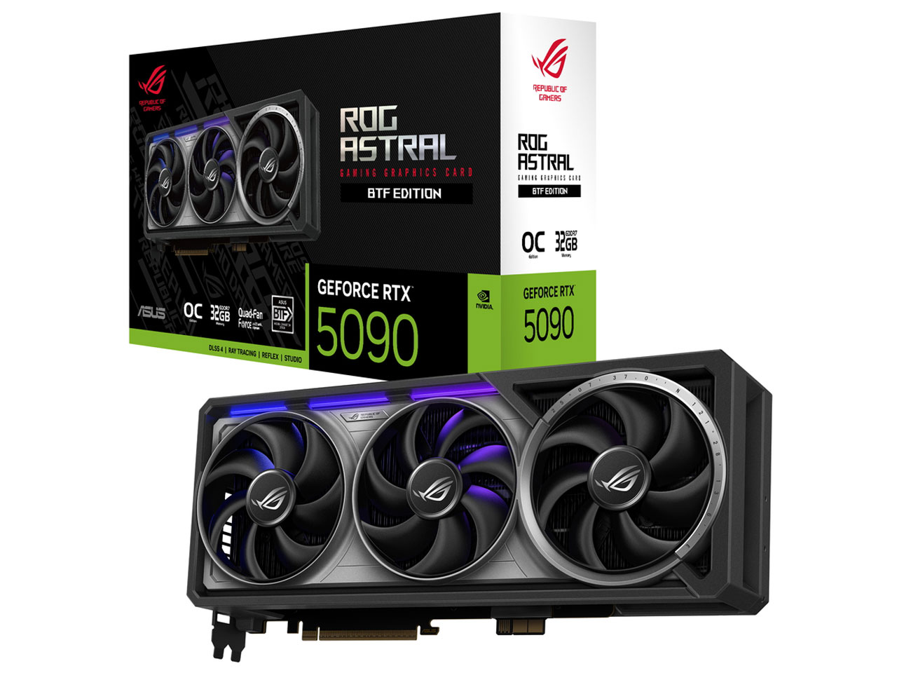 ROG-ASTRAL-RTX5090-O32G-BTF-GAMING [PCIExp 32GB]　即納　カード決済OK