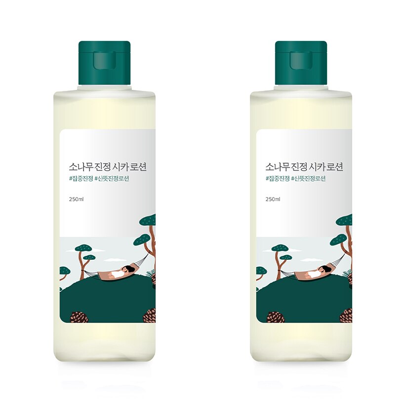 [1+1] ラウンドラップ松の木鎮静シカローション 250ml 2個